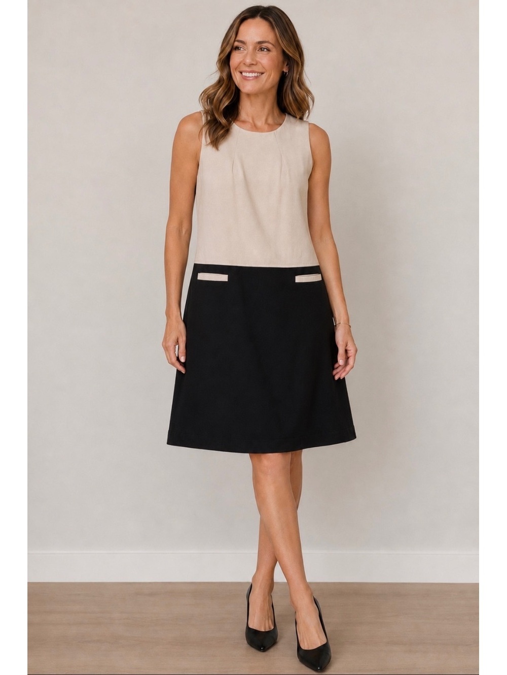 Boden Kensington Colorblock Ponte Dress Women’s Size 8